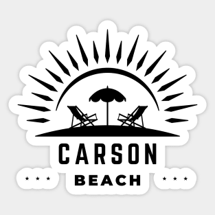 Carson Beach Massachusetts Sticker